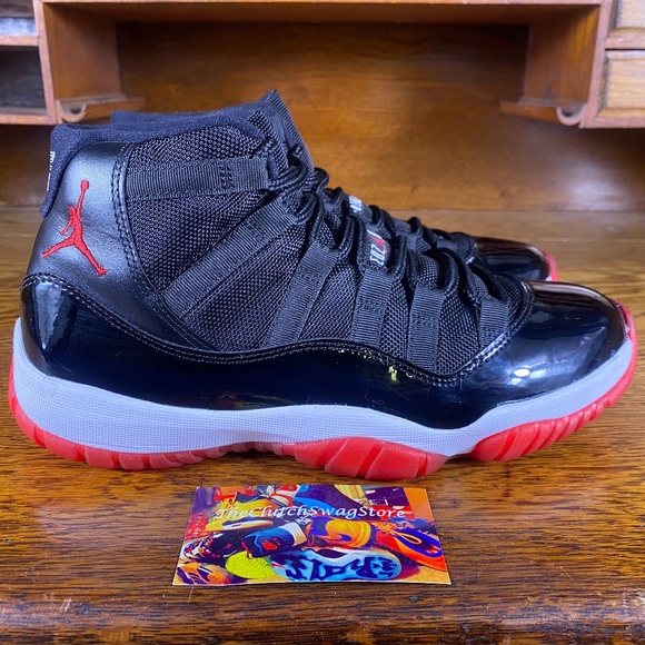🔥💯Nike Air Jordan 11 Retro Bred Mens Size 7.5 - Picture 2 of 9